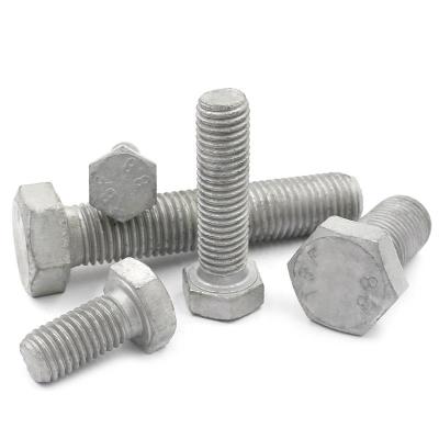 China Steel Grade 8.8 10.9 High Tensile ASTM A325 Hot Dip Galvanized Hex Bolt And Nuts for sale