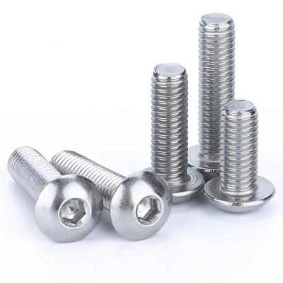 China HEX M4 M5 M6 M8 DIN7380 Carbon Steel Hexagon Head Socket Bolt for sale