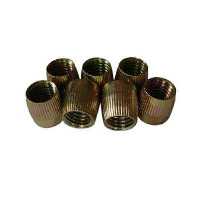 China Heavy Industry Carbon Steel Taper Expansion Nut Expansion Knurled Implosion Nut for sale