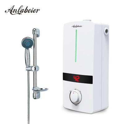 China Mini Small Hotel Instant Instant Electric Shower Water Heater 220v 3.5kW 5.5kW for sale