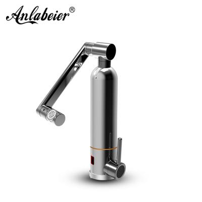 China 2.5kW Hotel Hot Selling With Digital Temperature Display Home Kitchen Appliances Water Heater Faucet/Faucet for sale