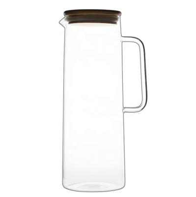 China Factory Price Viable Juice Glass Carafe With Cover Cold Water Carafe for sale