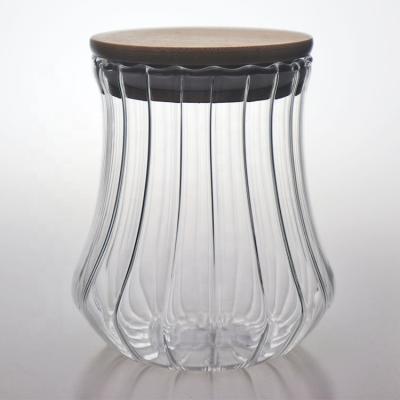 China Pumpkin Shape Glass Storage Jar Viable China Factory Cheap Price With Tap Wholesale Spice Jars for sale