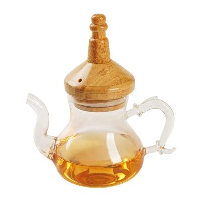 China Sustainable Turkish Ethiopian Saudi Arabia Gift Set Hot Cold To Brew Coffee Glass Teapot for sale