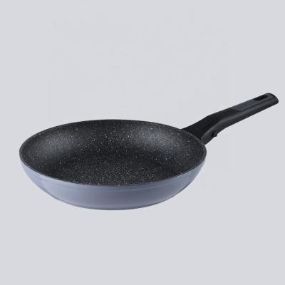 China Minimalist Kitchen Cooking Aluminum Cookware Fried Egg Scrambled Stick Non Frying Nonstick Mini Frying Pan for sale