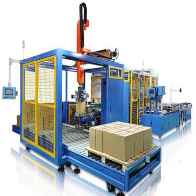 China Wall and Floor Tiles Core Brick Palletizer Machine Automatic Brick Stacker Cement Brick Palletizer for sale