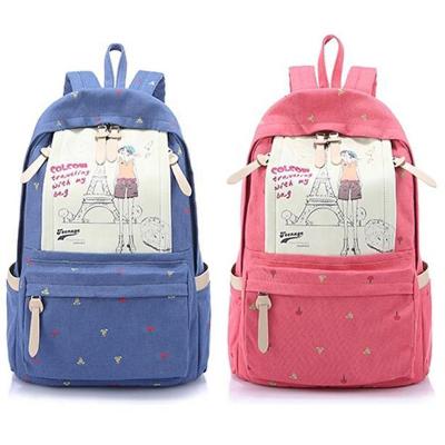 China Waterproof Wholesale Cheap Price Promotion OEM Design School Bag Backpack School Girls Bag Modern School Bag for sale