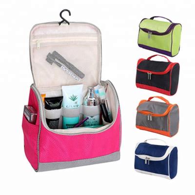 China ENGLAND STYLE 2021 Hanging Toiletry Bags, Ladies Mens Travel Storage Makeup Bag Cosmetic Beauty Kit Wash Bag With Hook for sale