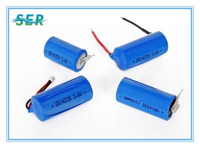 China ETC OBU Li SOCL2 Battery ER14335 2/3AA 3.6 Voltage 1700mAh 10 years Shelf Life for sale