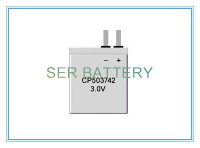 Китай Основная батарея CP503742 квартиры ультра тонкая 3 вольта для пригодного для носки электрического прибора продается