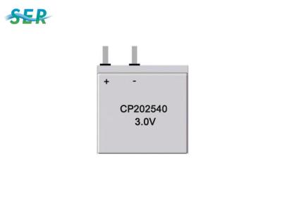 China Elektronische de Primaire Celcp202540 3.0V 350mAh Capaciteit van de Slot Flexibele Uiterst dunne Batterij Te koop