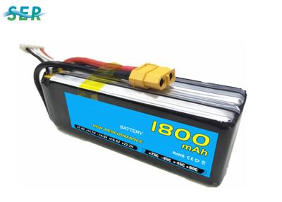 China Bateria de carro recarregável 35C de RC 14.8V 1800mAh Li Polymer For Mini Helicopter/avião à venda