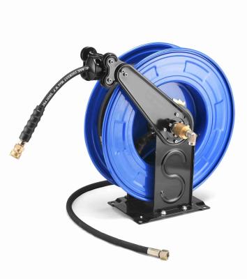 China Garden Adjustable Automatic High Pressure Metal Washing Industrial Steel Wire Hoses Hose Water Air Reel for sale