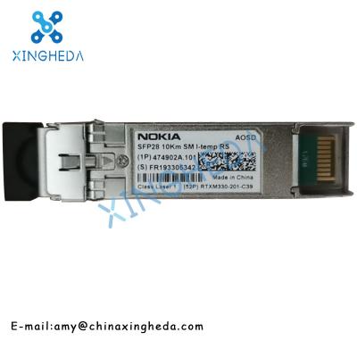 China NOKIA AOSD 474902A SFP28 10KM SM I-Temp RS for sale