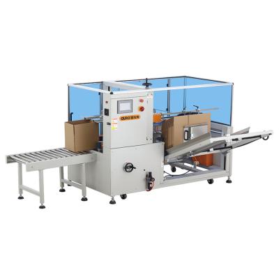 China Automatic Food Case Carton Erector Sealing Carton Erecting Machine Box Closing Machine for sale