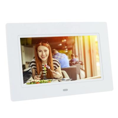 China Good hot picture clock photo display 8 inch DPF-8010 mp3 mp4 download souvenir HD digital picture frame for sale