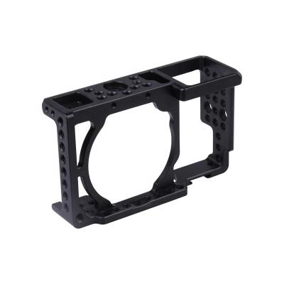 China Industrial Equipment Aluminum/Stainless Steel CNC Milling Custom Suitable Universal SLR Camera Cold Process Bracket Cage for sale