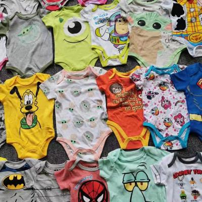 China Spandex Running Lots Rompers/Wholesale Cotton Short Sleeve Organic Mixed Newborn Cute Newborn Baby Girls Baby Boy Overalls for sale