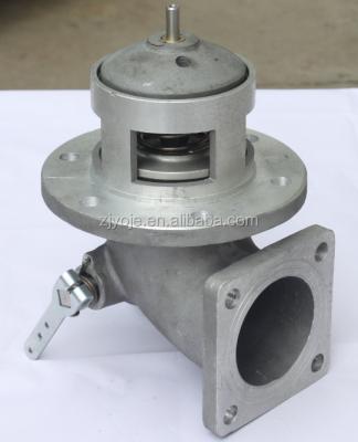 China Truck Fuel Tank Aluminum 3 Inch Shut Off Valve / Manual Bottom Fuel Tank Suction Valve for sale