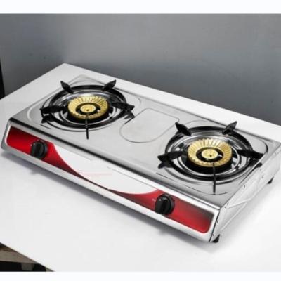 China Wholesale Hotel Double Burner Gas Stove Low MOQ Commercial Gas Cooker for sale