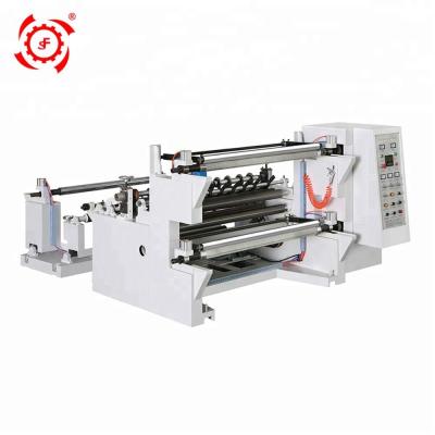 China Small mini computer bopp computer paper LIFENG film tape Paperr aluminum foil roll label film adhesive plastic slitting machine price for sale