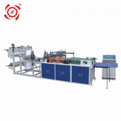 China Supermarket LIFENG SHXJ 800 Double Layers Four Lines Cold Cut PP Polypropylene Polythene Hot Seal Bag Making Machine for sale