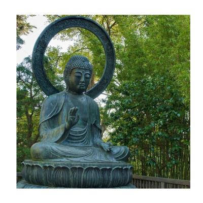 China Europe Art Decoration Bronze Sculpture Buddha Statues Western Buddhist Outdoor Sculpture for sale