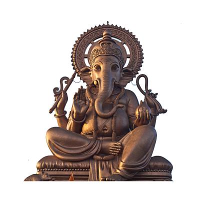 China Large Classic Bronze Ganesha Sculpture Outdoor Decor From Europe China Factory for sale