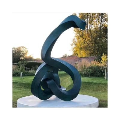 China Green Europe Villa Garden Vintage Art Bronze Snake Sculpture Custom for sale