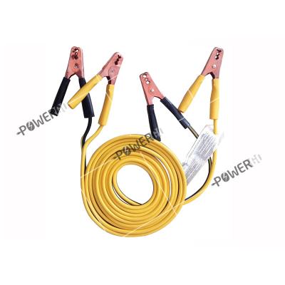 China Jumper Cable Kit 12 Foot 8 Gauge Booster Cables Heavy Duty Clamp With Customized Copper Jaws for sale