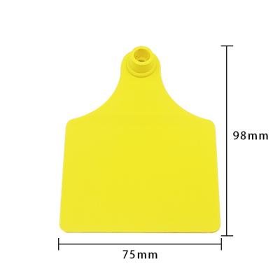 China Cattle Tracking Identification Management China Professional Waterproof TPU Animal Lamb Sheep Goat Yellow Ear Tags Manufacturer for sale