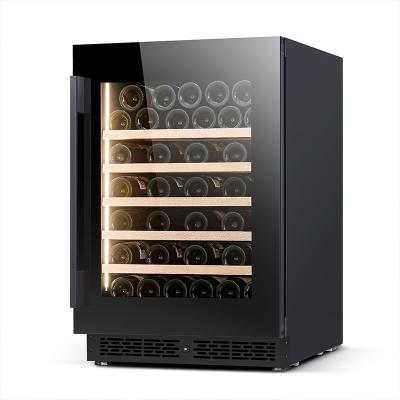 China New Arrival Hotel Wine Cooler R600a Mini Wine Cooling Cabinet Stainless Steel Refrigerator for sale