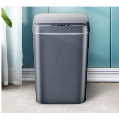 China WITH LID Wholesale 12L Touchless Smart Automatic Sanitary Trash Can Waste Bin Waste Bin With Sensor Smart Trash Bin for sale