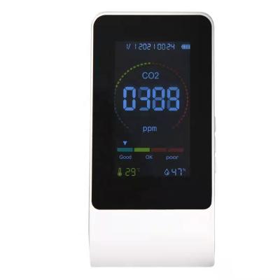 China ABS+PC WIFI Connection Tuya Dienmern Air Quality Analyzer CO2 Sensor Meter Gas Tester Monitor Portable Digital Humidity CO2 Meter for sale