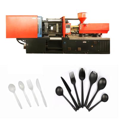 China ONGO horizontal energy-saving servo plastic fork knife injection molding machine for plastic fork and knife for sale