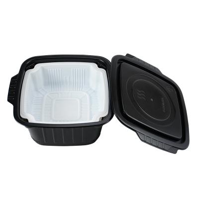 China Takeaway Plastic Self-heating Disposable Self-heating Heater Box Pot PP Hot Pot Bowl With Lid for sale