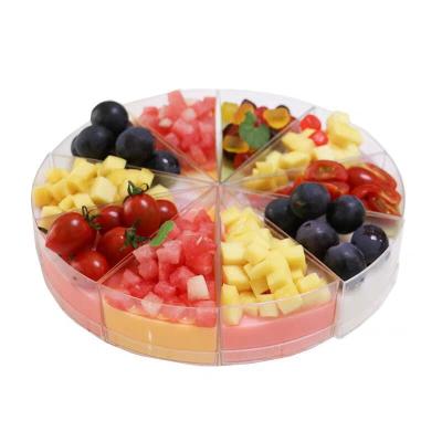 China Wholesale Modernism 160ml transparent triangle mousse cup dessert tiramisu cake hard plastic cup with cover for sale