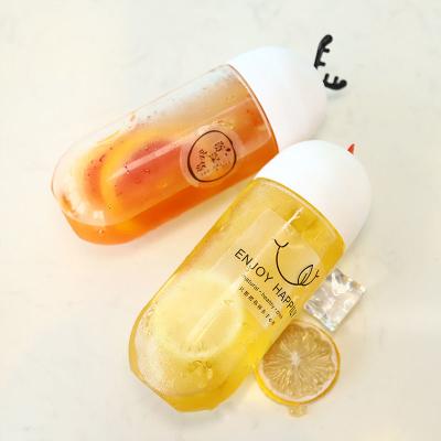 China New Design Cup 350ml/500ml Milk Tea PP Capsule Milk Tea Bottle Plastic Fruit Juice Cup for sale