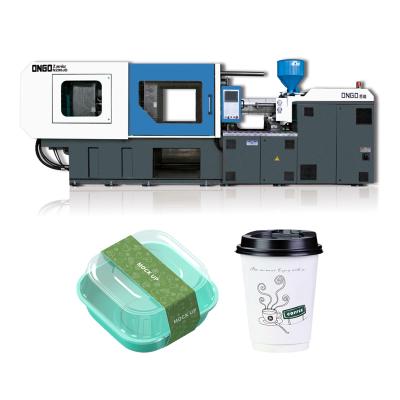 China NGO Horizontal 468 Ton Tea Cup Making Machine High Speed ​​Thin Wall Plastic Injection Molding Machine for sale