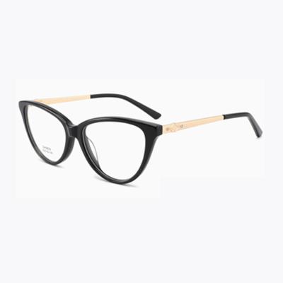 China Fashion Acetate Sunglasses and Metal Optical Frame Glass Design Spectacle Frames New for sale