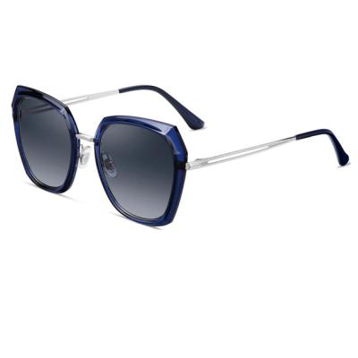 China Fashion Sunglasses Shades Unique Polychromatic Metal UV-Resistant Promotional Sunglasses For Shading for sale