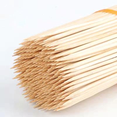 China Easily Cleaned Disposable BBQ Skewer Stick Bamboo Skewer for sale