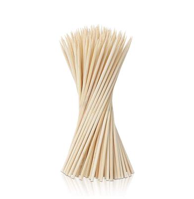 China 40cm Customized Easily Cleaned Bamboo Marshmallow Bamboo Roasting Sticks Disposable Skewers For BBQ Grill for sale