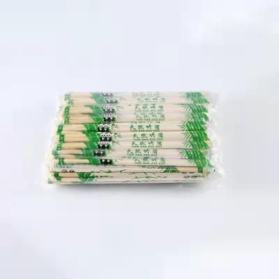 China Disposable Take Away Disposable Food Chopstick Print Customized With Logo Long Disposable Bamboo Noodle Chopsticks for sale