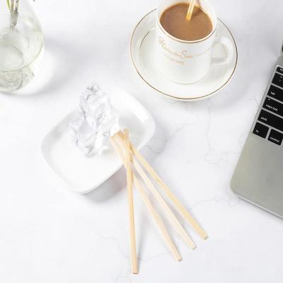 China Sustainable Disposable Individual Tea Drink Stick Wooden Bamboo Coffee Stirrer for sale