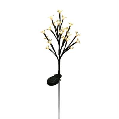 China Commercial Outdoor Garden Use Solar Ground Plug Lights Cherry Blossom Lotus Dandelion LED String Lights Christmas Decoration Lawn for sale