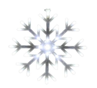 China Festival Decoration Lighting Modeling Decoration Pendant 40CM LED Snowflake Bracket Lamp for sale