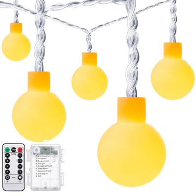 China Christmas Decoration 5M Ball 50LED Shaped Battery Control LED Christmas String Light for sale