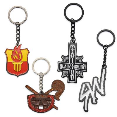 China ALL Key Chain Metal Make Your Own Logo 3d Key Chain Souvenir Parts Custom Enamel Metal Key Chain for sale