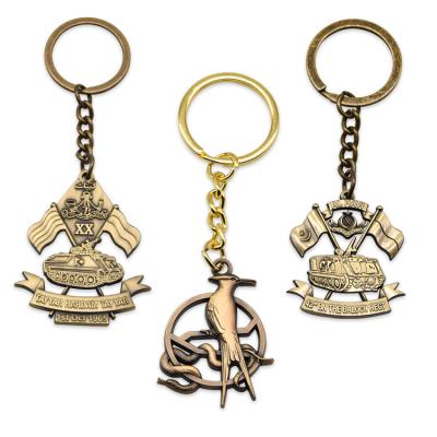 China ALL 3d metal custom fashion key chain with your own logo hollow key chain blank for sale for sale